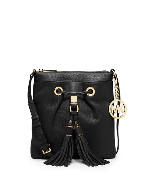 michael kors camden crossbody black|black crossbody purse.